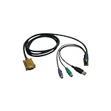 Tripp Lite P778-015 USB/PS2 Combo Cable for Select KVM (15 Feet)