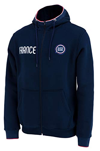 Allez Les Bleus Sweat zippé à Capuche France - Collection Officielle Homme - XXL