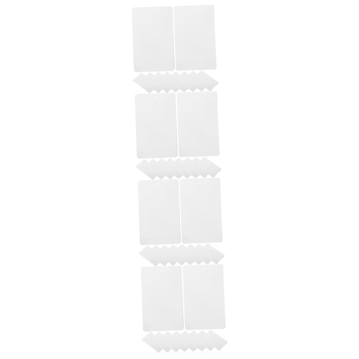 BESPORTBLE 4er-set Pflanzenzubehör: Aluminium-pflanzenetiketten Pflanzenetiketten Zur Verwendung Im Garten 50 Stück X 4
