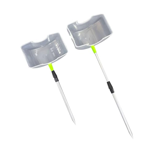 2 Pcs Sprinkler Splash Shield Plastic?Sprinkler Guard?Sprinkler Head Protector Guard?Height Adjustable Sprinkler Splash Shield Overspray Protector Guard for Gardening & Lawn Care (2)