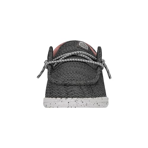 Image of HEYDUDE Wendy Sport Mesh Loafers for Kids Girls - Textile Upper - Two-Eyelet Lace Closure - Slip-on Style