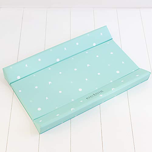 Colchoneta cambiador bebé (Estrellas mint)