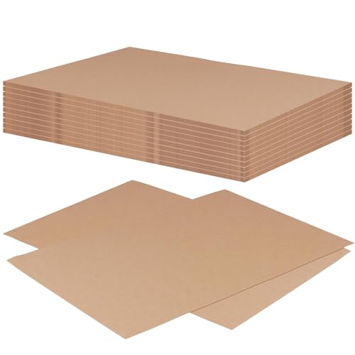 Papier kraft marron A4 230g SOUJAP pour bricolage et emballage - Lot de 100 feuilles robustes