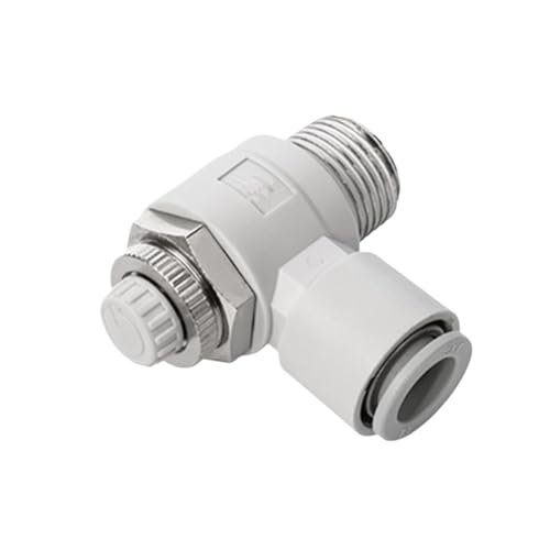 Vannes pneumatiques avec silencieux AS2211F-02-10S régulateur de débit air - 2