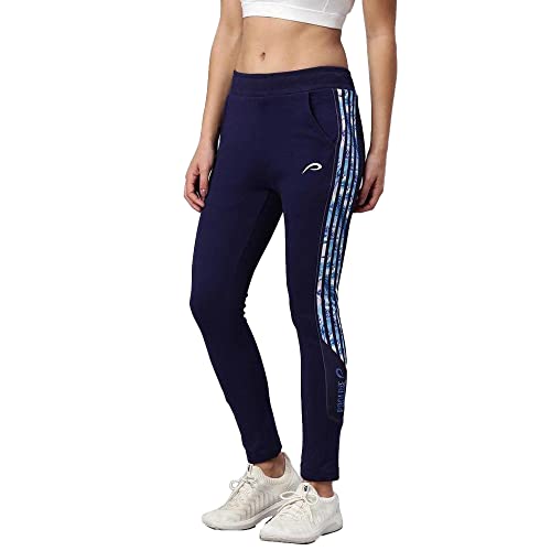 Image of Proline Polyester Cotton Regular Fit Track Pants for Womens
