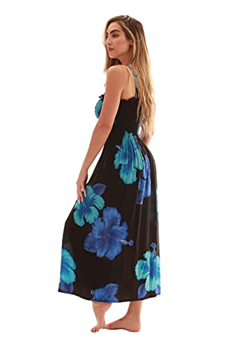 Image of Just Love Floral Print Tube Sundress Swimwear Cover Up Summer Dress for Women