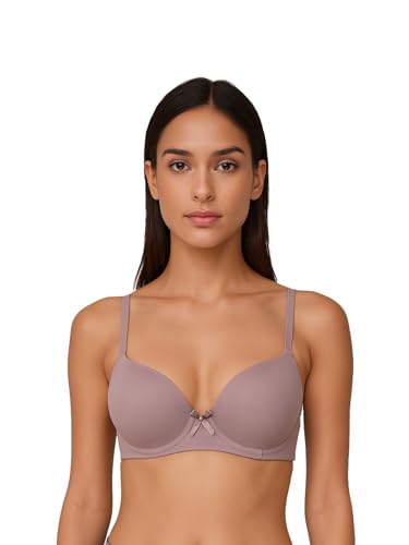 Image of Viola's Secret 6 Pack of Color Print T-Shirt Bras B Cup C Cup and D Cup