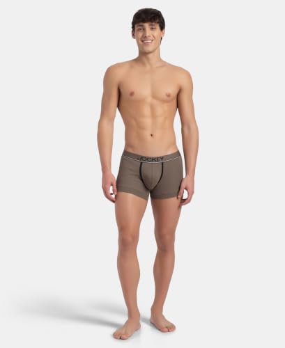 Image of Jockey 8015 Men Super Combed Cotton Solid Trunk (Pack of 2)