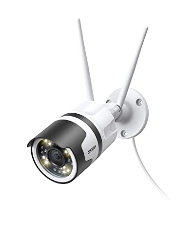 ZOSI C190 H.265+ 3MP WiFi Outdoor Security Camera with Two-Way ...