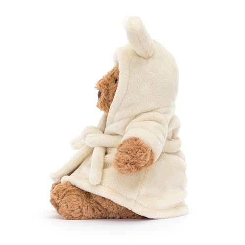 Jellycat Bartholomew Bear with Bathrobe Stuffed Animal, 10 inches - Teddy Bear Plush - Soft & Huggable - Classic Children's Gift image 9