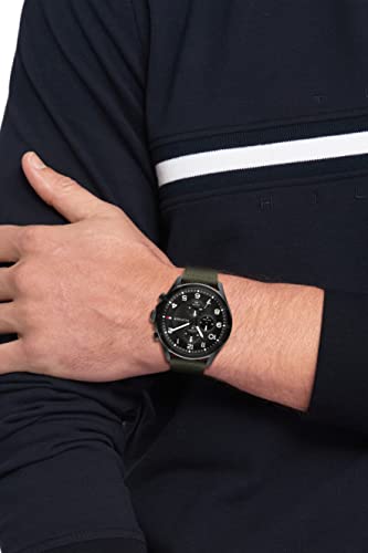 Tommy Hilfiger Black Dial Round Shaped Sport Men Watch_TH1792006W - Image 4