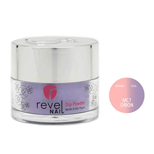 Revel Nail Dip Powder | for Manicures | Nail Polish Alternative | Non-Toxic & Odor-Free | Crack & Chip Resistant | Can Last Up to 8 Weeks | 1oz Jar | Mood Changing | Orion