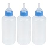 Hemoton 3pcs Kitten Milk Replacement Bottle Emulaite Breastfeeding Bottle for Feeding Kitten Feeding Cat Home Accessory