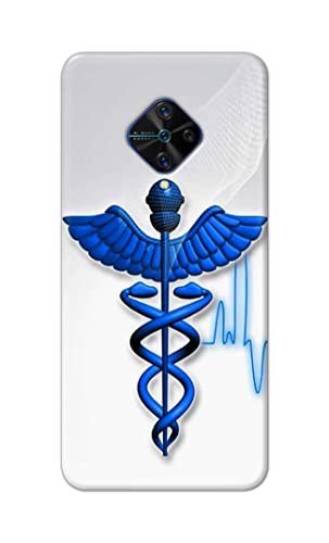 Image of Printed Hard Back Cover Case for Vivo S1 Pro Back Cover (Medical Doctor) -1803