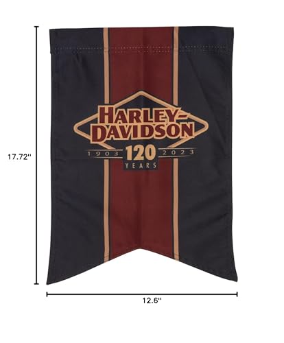 Harley-Davidson Weather-Resistant 120th Anniversary Garden Flag Limited Edition