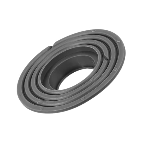 uxcell Adaptador de silicona reductor de drenaje de suelo, cubierta de drenaje de suelo para agujero de 1.8 a 3.9 pulgadas para tuberías, tubos, baño, cocina, gris