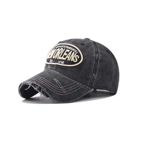 Gorra beisbolera de algodón unisex estilo vintage miniatura 1