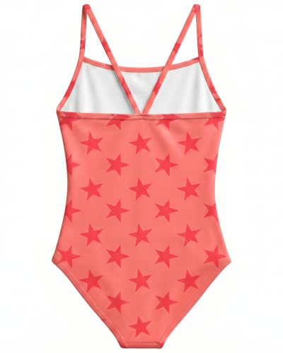 Image of weVSwe Baby Girl Swimsuit One Piece Swimsuit Cute Toddler Girls Sleeveless Bikini Kids 2-10 Years