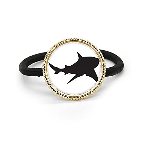 Bande en caoutchouc motif requin noir océan pour vos journées actives