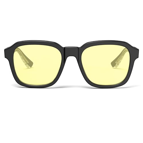 Image of VISOONE Gaming Glasses Blue Light Blocking Oversized Square Computer Eyewear Men Women Bennett