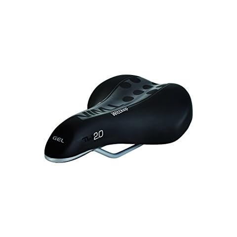 Büchel Women WITTKOP Twin 2.0 (Sport) Gel, No Brackets 97210 Cycling Saddle - Black Cover