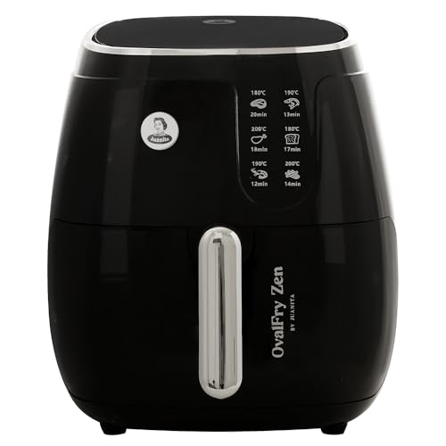 Juanita Ovalfry Freidora Aire 6 Litros, Air Fryer 1700w, Freidora De Aire Con 8 Programas, Airfryer Con Panel Led Táctil, Cesta Antiadherente Ideal Para Patatas Carnes Verduras Y Pescados Juanita Ovalfry Freidora Aire 6 Litros, Air Fryer 1700w, Freidora De Aire Con 8 Programas, Airfryer Con Panel Led Táctil, Cesta Antiadherente Ideal Para Patatas Carnes Verduras Y Pescados
