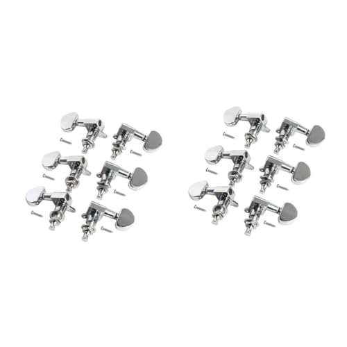 Toyvian 12 Pièces mécaniques de guitare tête de guitare acoustique accordeurs de tête de machine accordeur de guitare acoustique cheville de guitare réglage tuner nez corde de guitare - Les Beatles, Paul McCartney, John Lennon, RIngo Starr, George Harrison Toyvian 12 Pièces mécaniques de guitare tête de guitare acoustique accordeurs de tête de machine accordeur de guitare acoustique cheville de guitare réglage tuner nez corde de guitare – Image 8