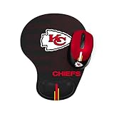SOAR NFL Wireless Mouse and Mouse Pad, Kansas City Chiefs
