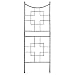 Achla Designs FT-25 Squares Metal Garden Wall Trellis, Graphite