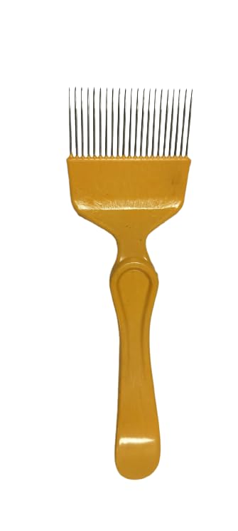 Image of ANP BEE Stainless Steel Uncapping Fork Beekeeping Tool, Honey Comb Cutter Scraper for Hive Frame Wax Removal - Durable Beekeeper Equipment for Efficient Honey Extraction