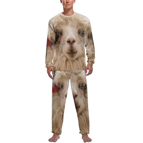 Ensemble de pyjama homme Alpaga avec haut et bas à manches longues