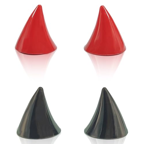 VEOIRXU Caschi orecchie, carina piccola corna del diavolo per caschi impermeabile, decorazione Ski Snowboard accessori bici sci moto snowboard caschi