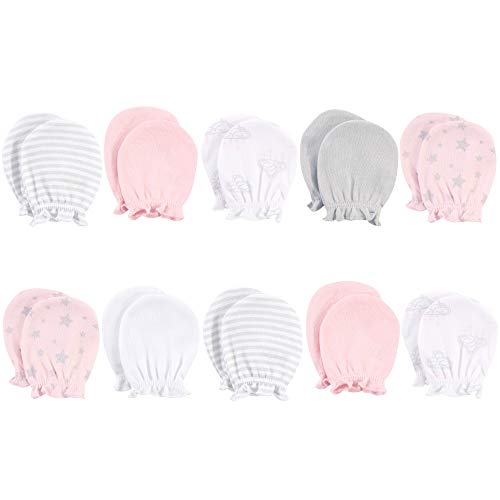 Image of Hudson Baby Unisex Baby Cotton Scratch Mittens