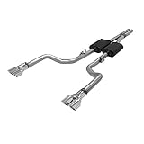 Flowmaster 817739 American Thunder Cat-Back Exhaust 3 Inch Stainless Steel 3.5 Inch Polished 304 Quad Tips Compatible with 2015-2023 Dodge Challenger Hellcat, Demon, SRT392, R/T Scat-Pack 6.2L 6.4L