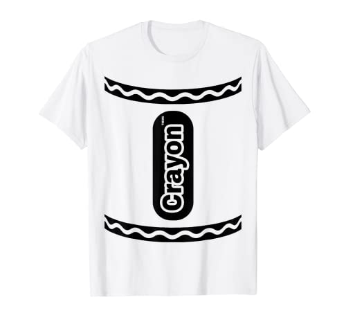 Boîte à crayons blanche pour costume d'Halloween assorti T-Shirt