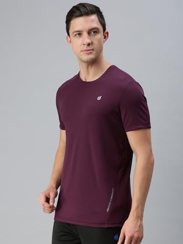 Image of Macroman M-Series Active Tee for Men in Ultra-Light Polyester Mesh, Sweat-Wicking & UV-Protected Full Sleeve T-Shirt for Performance & Style