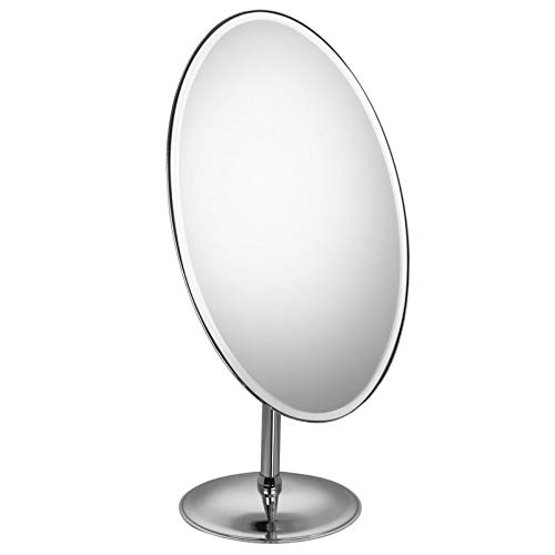 Preisvergleich Produktbild Standspiegel, verchromt, oval, True Image