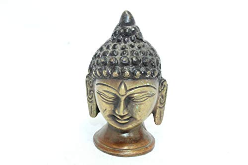PH Dio Buddha testa statua idolo ottone figura figura casa regalo decorativo