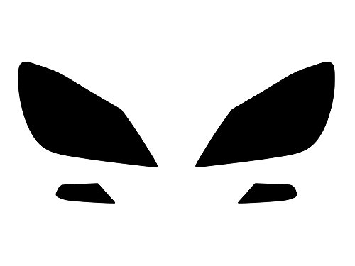 Rvinyl Headlight Tint Covers Compatible with Honda Odyssey 2005-2007 - Blackout Smoke