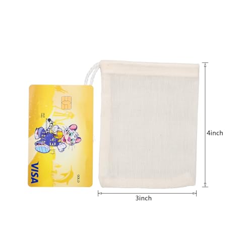 Carrollar Reusable Cotton Tea Filter Bags