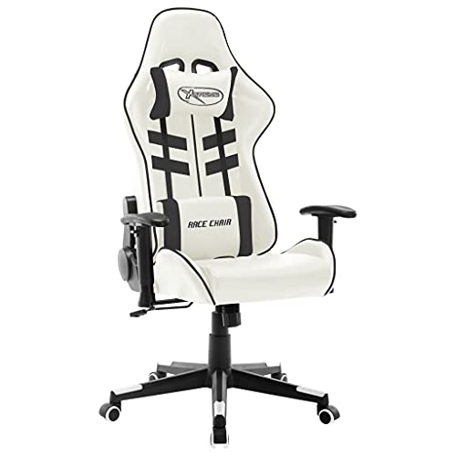 vidaXL Silla de Gaming Giratoria Asiento Sillón Mobiliario Estudio Escritorio Videojuegos Oficina Despacho Ordenador de...