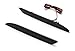 iJDMTOY Smoked Lens 36-SMD Red LED Bumper Reflector Lights Compatible With 2015-2017 Ford Mustang, Function as Tail/Brake or Rear Fog Lamps