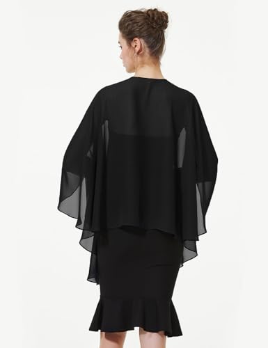 BEAUTELICATE Shawls Wraps Scarf Chiffon For Women Bridal Wedding Evening Dresses4