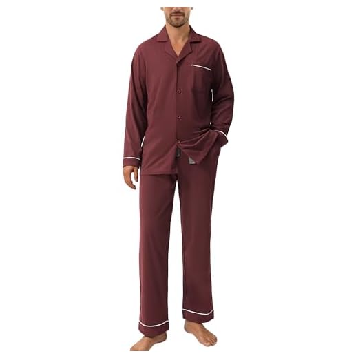 DAVID ARCHY Cotton Pajama Set for Men