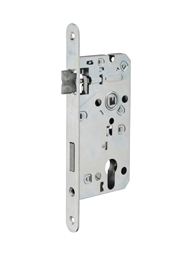 Boitier de serrure à encastrer à cylindre pour porte d'entrée, axe 50mm - THIRARD