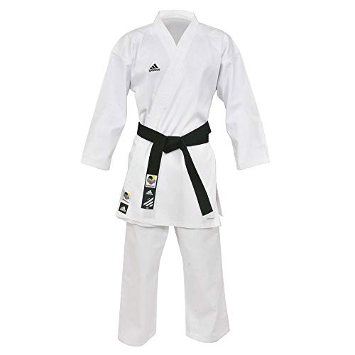 Kimono Karatê Adidas Club Branco Com Selo WKF 190