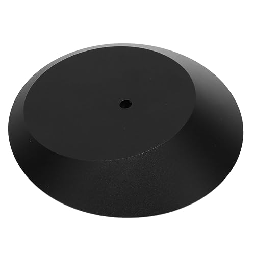 Soporte Era 100 elevador de base inclinado con 120 mm de diámetro en metal negro