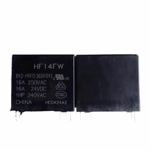 Relé HF14FW 012-HTF de 12VDC con 6 pines componentes de automatización lote de 5 unidades