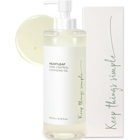 COSMOO Deep Cleansing Oil, Pore Control Oil Cleanser for Face, Makeup Blackhead Remover Oil, Korean Skin Care, All Skin Types - 200ml (200 ML) Cover