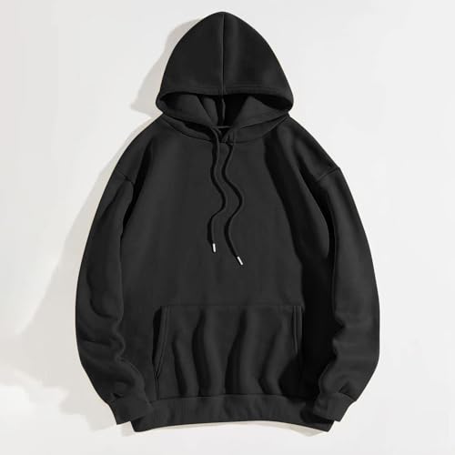 HUIFUAO Paris Womens Hoodies Oversized Womens Sweatshirt Zwart Letter Print Lange Mouw Plus Size Womens Hoodies Pullover Tops, Z11 Zwart, S - Afbeelding 5
